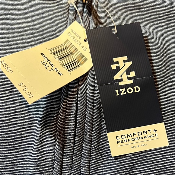 Izod Men's Navy Zip-Up Sweater 3XLT new with tags - Picture 2 of 7